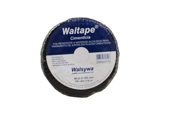 Fita telada para placa cimentícia Walsywa 102mm x 46m