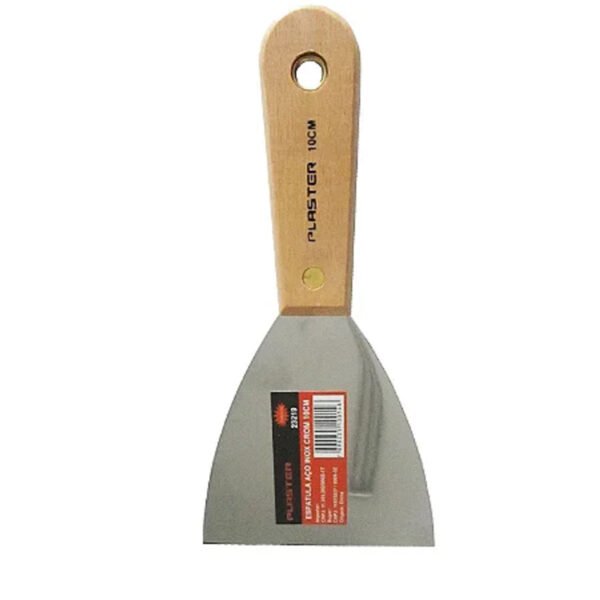 Espátula de aço inox cromada 10cm - Plaster